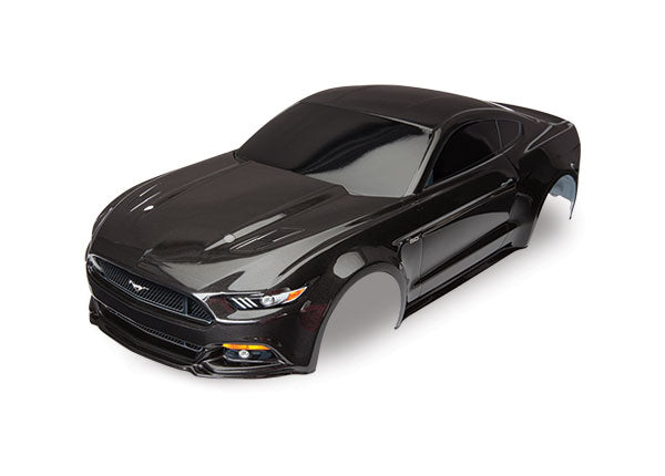 Traxxas 8312X Body , Ford Mustang , black (painted , decals applied) - TRA8312X