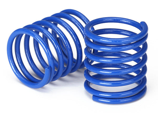 Traxxas 8362X Spring, shock (blue) (3.7 Rate) (2) - TRA8362X
