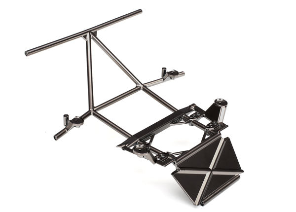 Traxxas 8431X Tube Chassis , center section , Front (satin black chrome-Plated) - TRA8431X