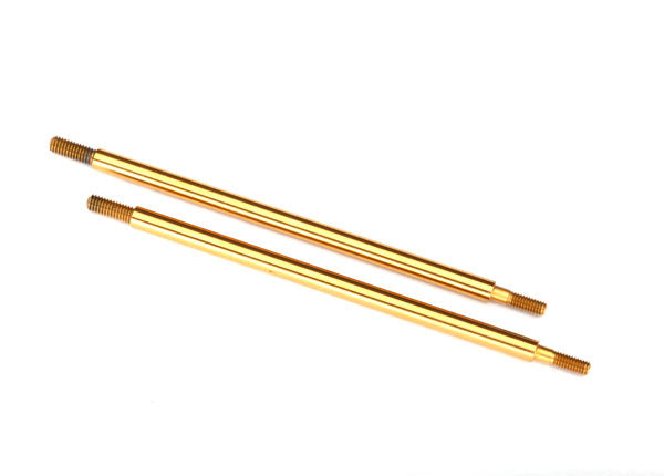 Traxxas 8464T Shock shaft, 81mm (GTR) (Rear) (TiN-coated) (2) - TRA8464T