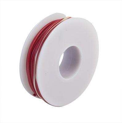 One-Conductor Hookup Wire - #18 Gauge - 30' 9.1m -- Red