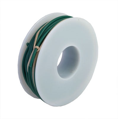 One-Conductor Hookup Wire - #18 Gauge - 30' 9.1m -- Green