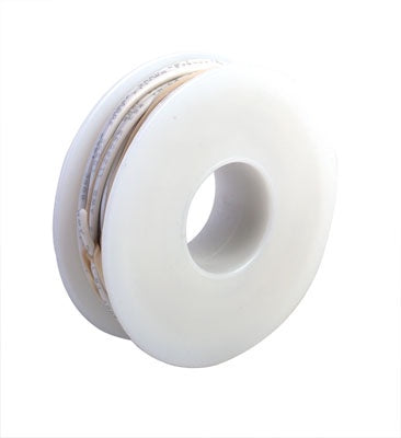 One-Conductor Hookup Wire - #18 Gauge - 30' 9.1m -- White