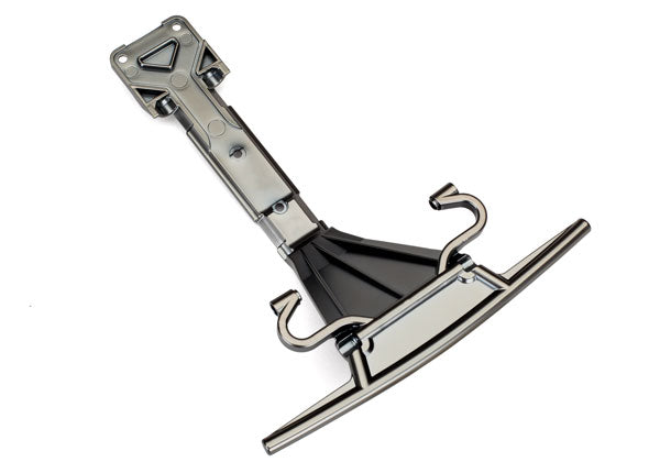 Traxxas 8537X SkidPlate, Front (plastic) (satin black chrome-Plated) - TRA8537X