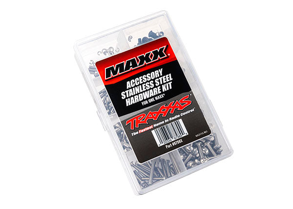 Traxxas 8798X Hardware kit, stainless steel, Maxx (contains all stainless steel Hardware used on Maxx)