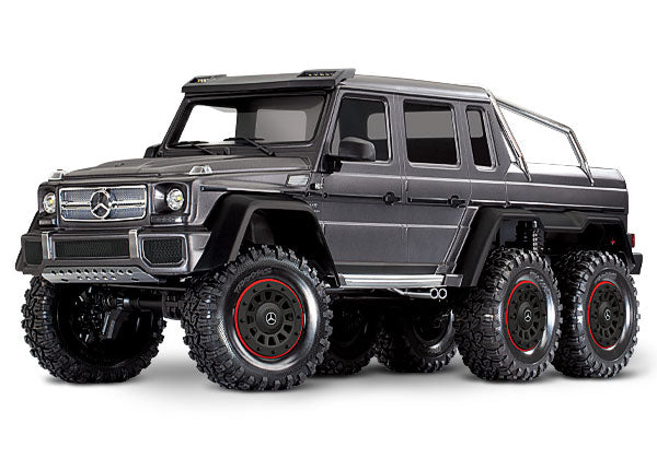 Traxxas 88096-4 TRX-6 Scale and Trail Crawler with Mercedes-Benz G 63 AMG Body: 6X6 Electric Trail Truck - SILVER