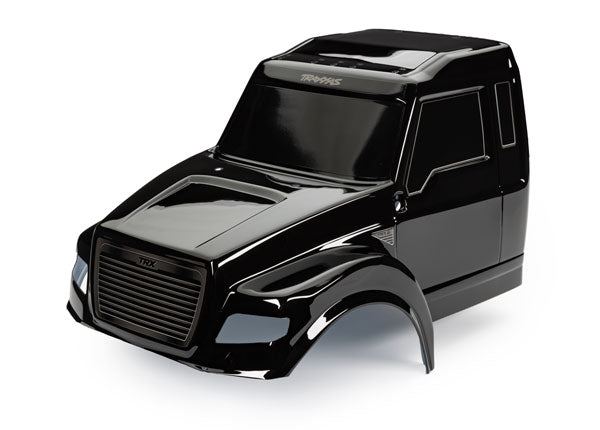 Traxxas 8823R Body, TRX-6 Ultimate RC Hauler, black (painted, decals applied)