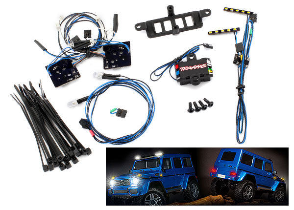 Traxxas 8899 LED light set (contains headlights, tail lights, roof lights, and distribution block) (fits #8811 or #8825 Body, requires #8028 power supply) - TRA8899
