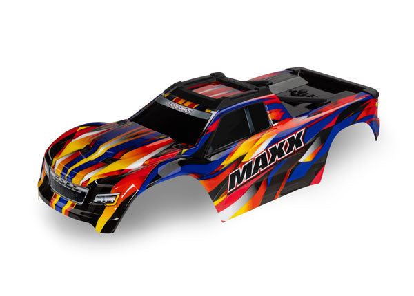 Traxxas 8918P Body, Maxx, yellow (painted, decals applied) (fits Maxx with extended Chassis (352mm Wheelbase)) - TRA8918P