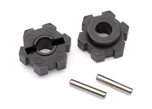 Traxxas 8956 Wheel hubs , Hex (2) / 2.5x14 pins (2) - TRA8956