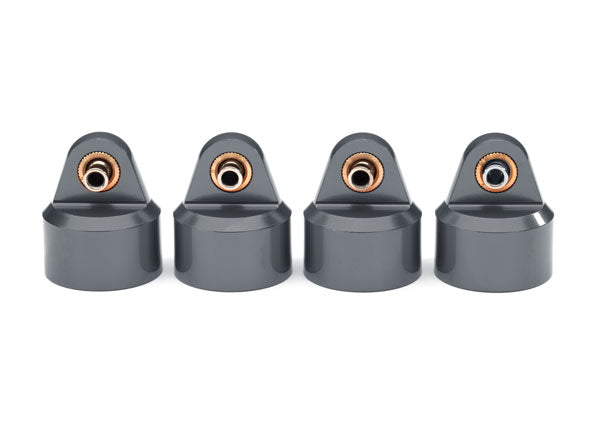 Traxxas 8964-GRAY SHOCK CAP Aluminum GT-MAXX - Gray