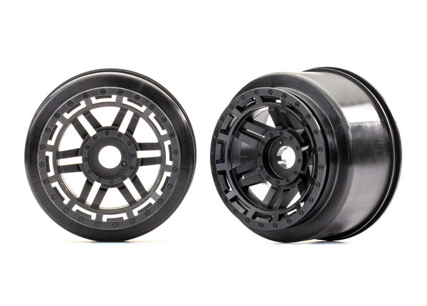 Traxxas 8971 Wheels (black) (2) - TRA8971