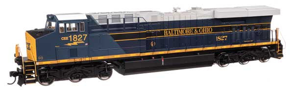 WalthersMainline HO GE ES44AC Evolution Series GEVO - Standard DC -- CSX #1827 (Baltimore & Ohio (B&O) Heritage)