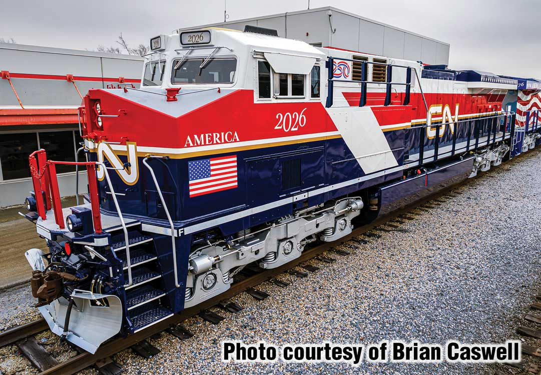 WalthersMainline HO GE ES44AC Evolution Series GEVO - Standard DC -- Canadian National #2026 (America250(TM) Scheme, Air Force One)