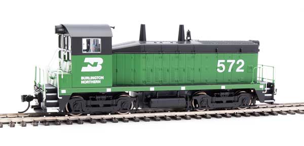 Walthers Mainline EMD NW2 Phase V - Standard DC -- Burlington Northern #572 - 910-10612