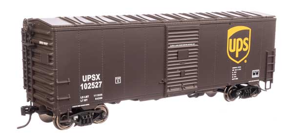 WalthersMainline HO 40' Association of American Railroads Modernized 1948 Boxcar - Ready to Run -- United Parcel Service(R) #102527