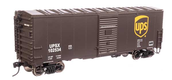 WalthersMainline HO 40' Association of American Railroads Modernized 1948 Boxcar - Ready to Run -- United Parcel Service(R) #102534