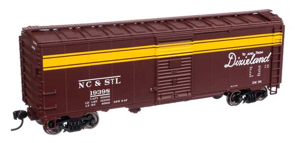 Walthers Mainline 40'  Association of American Railroads 1944 Boxcar - Ready to Run -- Nashville Chattanooga & St. Louis #19398