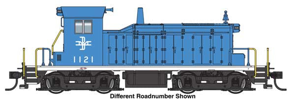 WalthersMainline HO EMD SW1 - ESU Sound & DCC -- Boston & Maine (B&M) #1126