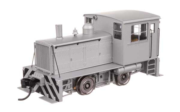 WalthersMainline HO Plymouth ML-8 Industrial Switcher - DCC only -- Silver with Black Stripes