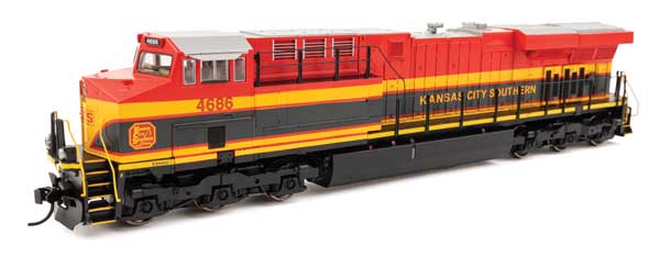 WalthersMainline GE ES44AC Evolution Series GEVO - ESU Sound & DCC -- Kansas City Southern #4686