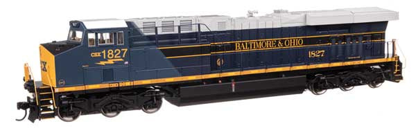 WalthersMainline HO GE ES44AC Evolution Series GEVO - ESU Sound & DCC -- CSX #1827 (Baltimore & Ohio (B&O) Heritage)