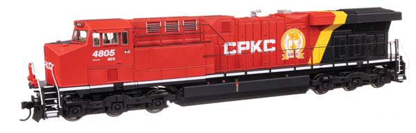WalthersMainline HO GE ES44AC Evolution Series GEVO - ESU Sound & DCC -- Canadian Pacific Kansas City (CPKC) Ltd. KCS #4805