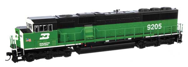 WalthersMainline EMD SD60M with 3-Piece Windshield - ESU(R) Sound & DCC -- Burlington Northern #9205 - 910-20313