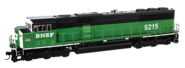 WalthersMainline EMD SD60M with 3-Piece Windshield - ESU(R) Sound & DCC -- Burlington Northern Santa Fe #9215 - 910-20315