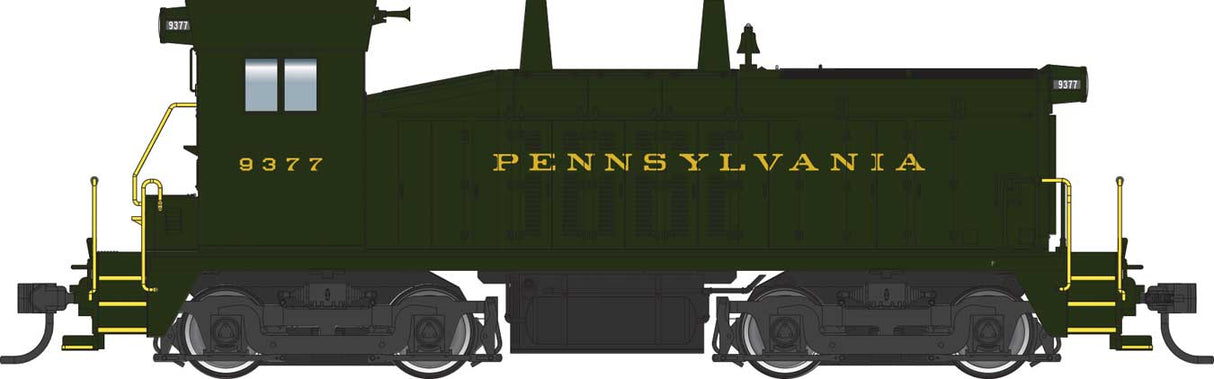 Walthers Mainline EMD SW7 - ESU Sound & DCC -- Pennsylvania Railroad #9377 (Phase II; Brunswick Green / DGLE) - 910-20673