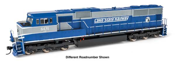 WalthersMainline HO EMD SD70M - ESU(R) Sound & DCC -- Lake State Railway #6431 (blue, gray, black, white)