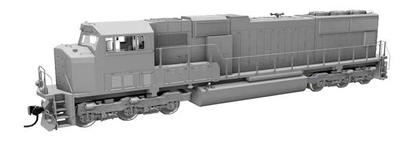 WalthersMainline HO EMD SD70M - ESU(R) Sound & DCC -- Undecorated
