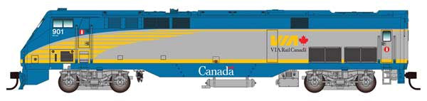 GE P42 Locomotive - Sound and DCC -- VIA #901