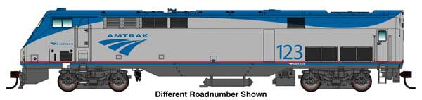 GE P42 Locomotive - Standard -- Amtrak (AMT) Phase V #166