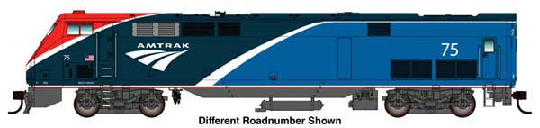 GE P42 Locomotive - Standard -- Amtrak (AMT) Phase VII #196