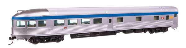 85' Budd Observation - Ready To Run -- VIA Rail