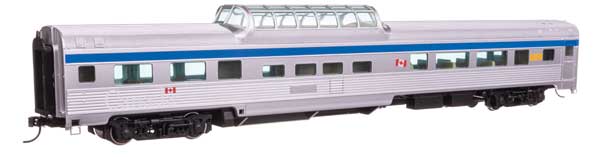 85' Budd Dome Coach - Ready to Run -- VIA Rail