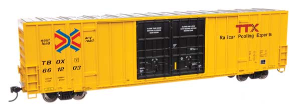 WalthersMainline HO 60' High Cube Plate F Boxcar - Ready to Run -- TTX #661203