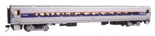 WalthersMainline HO 85' Horizon Fleet Coach - Ready to Run -- Amtrak(R) Phase IV #54563