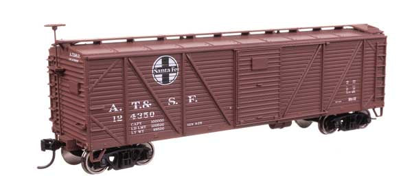 WalthersMainline HO 40' ARA Single Sheathed Boxcar - Ready to Run -- Santa Fe #124350