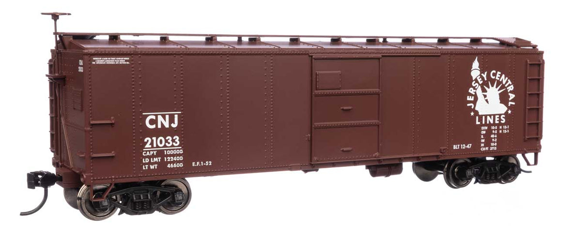 WalthersMainline HO 40' Early X29 Boxcar - Ready to Run -- Central Railroad of New Jersey #21033