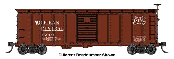 WalthersMainline HO 40' Steel Boxcar with Murphy Ends - Ready to Run -- New York Central (NYC) / Michigan Central #93377