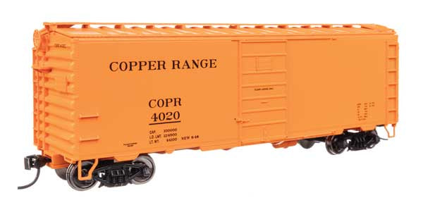 WalthersMainline HO 40' PS-1 Boxcar - Ready to Run -- Copper Range #4020