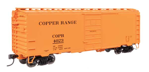WalthersMainline HO 40' PS-1 Boxcar - Ready to Run -- Copper Range #4023