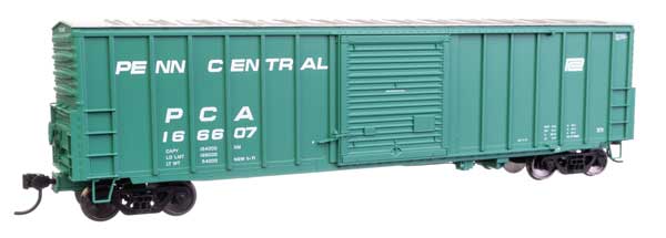 50' ACF Exterior Post Dreadnaught End Plate B Boxcar - Ready to Run -- Penn Central #166607
