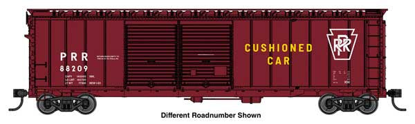 WalthersMainline HO 50' AAR Improved Double-Door Boxcar - Ready to Run -- Pennsylvania Railroad (PRR) #88280