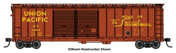 WalthersMainline HO 50' AAR Improved Double-Door Boxcar - Ready to Run -- Union Pacific (UP) #160136