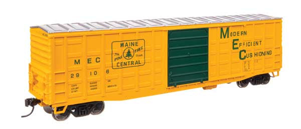 WalthersMainline HO 50' Waffle Side Boxcar - Ready To Run -- Maine Central #29106 (Superior Door)