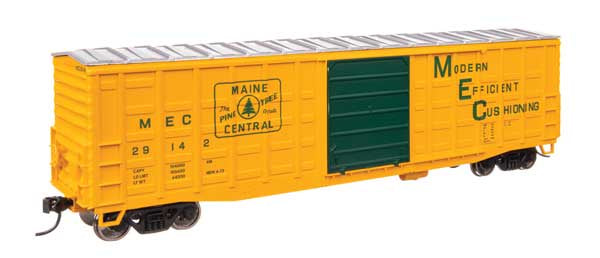 WalthersMainline HO 50' Waffle Side Boxcar - Ready To Run -- Maine Central #29142 (Superior Door)