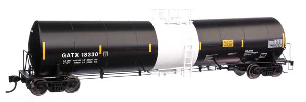 WalthersMainline HO Trinity 25,000-Gallon Tank Car - Ready to Run -- GATX #18330